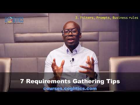 7 Requirements Gathering Tips For Data Analyst | Cognos Analytics Consulting