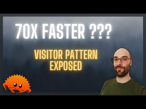 The Visitor Pattern Showdown – A 70x Faster Alternative? | Advanced Rust Part 9