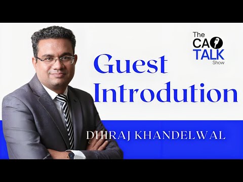 EP08 - Guest Introduction 1st In person Guest Speaker | Dhiraj Khandelwal