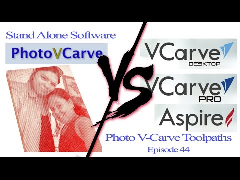 Photo VCarve VS Photo VCarve Toolpath in Aspire. What's the difference Vectric