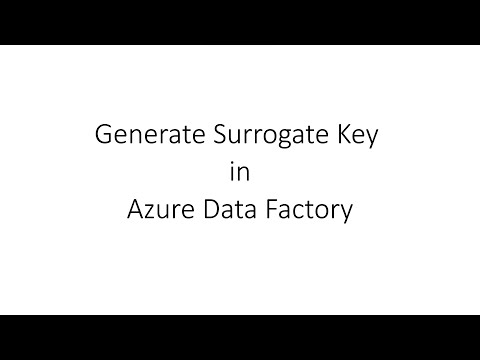 Generate surrogate key in data flow || Azure Data Factory session 9