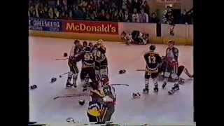 Cardiff Devils vs Nottingham Panthers Bench Clearing Brawl