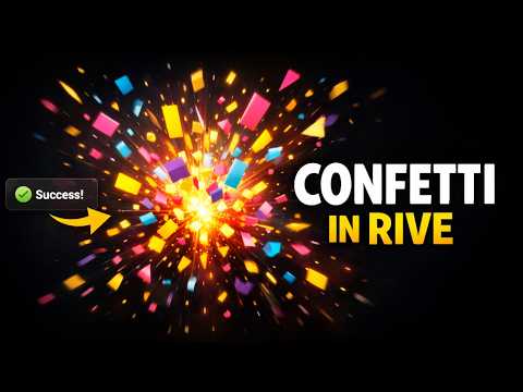 How to Create Confetti Animation in Rive (Beginner Tutorial)