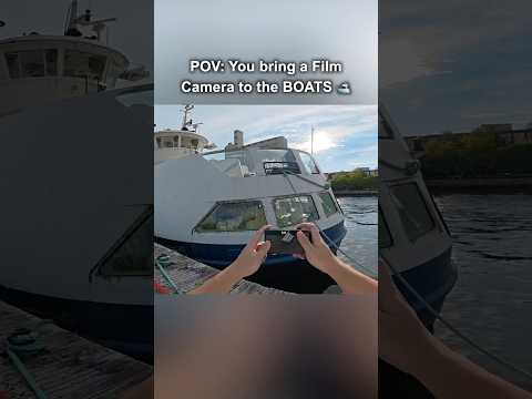 You use a VINTAGE film camera to take photos of boats 🛥️📸