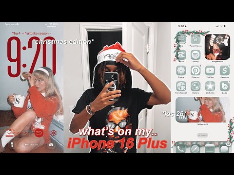 What’s on my iPhone 16 Plus *Christmas/Fruitcake edition* 📱 | vlogmas day 3