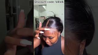 How To Reinstall Straight Frontal Wig? Undetectable HD Lace + Scalp Melting