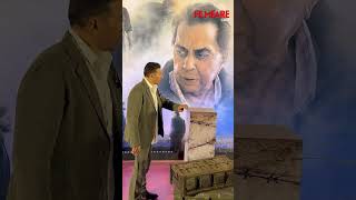 #SunnyDeol makes a powerful appearance at the screening of #Ikkis.