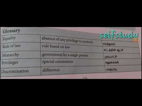 polity tamil words