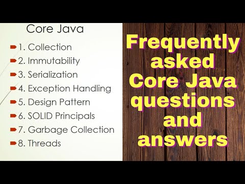 Core Java Frequently asked questions and answers 2023