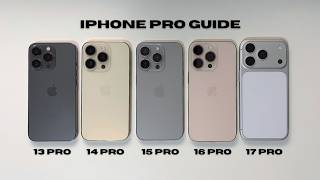 iPhone 13 Pro vs 14 Pro vs 15 Pro vs 16 Pro vs 17 Pro: Pro iPhone Buying Guide 2026