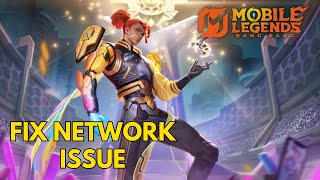 How to Fix Network Issue in Mobile Legends 2025?