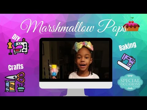 Marshmallow Pops Tutorial | Family craft| DIY Treat