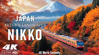 Nikko Japan 4K Ultra HD 🍂 Breathtaking Forest Views, Scenic Relaxation Film with Soothing Music