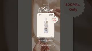 Say Goodbye to Acne: Discover Our Serum Today!  #brighten #skincare #organicbeauty #antiacne #acne