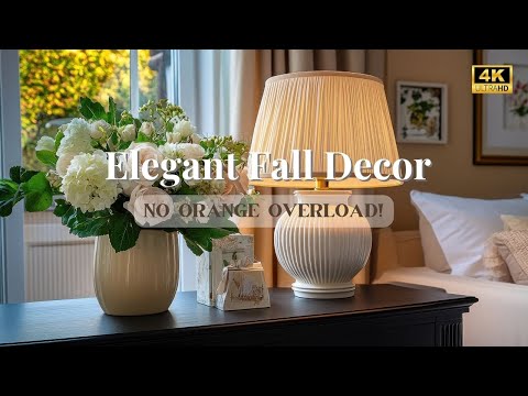 🍁 Elegant Fall Decor Ideas Without the Orange Overload | Cozy & Timeless Autumn Style 🖤