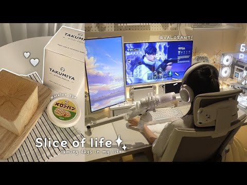 Vlog🎮 | Gaming girl Daily Life | Melon Bread Spread🍈Valorant🔫