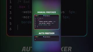 Stop typing CSS prefixes! ✍️➡️⚙️ Use auto-prefixer! #CSSHacks #DevTools #Frontend