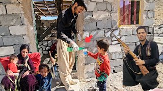 Ramin's Help to the Poor Efforts to Build a House of Love in the Mountains ❤