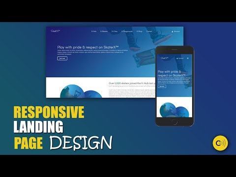 Design responsive landing page- part 1