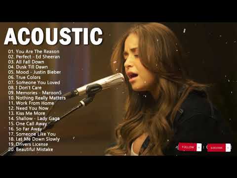 Best English Acoustic Love Songs 2025 - Greatest Hits Acoustic Cover Of Popular Songs Of All Time