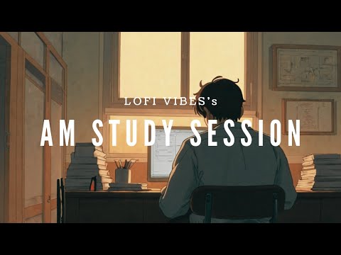 AM STUDY SESSION📚lofi music for studying and relaxing🎧【勉強用BGM】【勉強集中音楽】