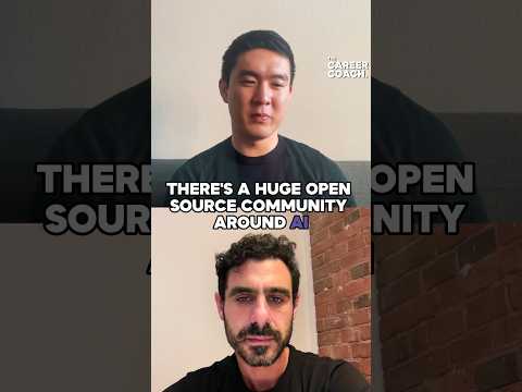 Open source communities🤝 accelerating AI development⁉️ #aidevelopment #careeradvice #collegestudent