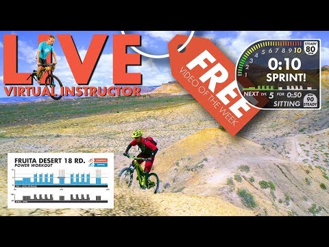 FREE Scenic Mountain Bike Spin Video for Indoor Cycling. Fruita Virtual Instructor POWER Workout