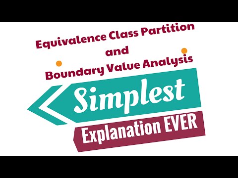 Boundary Value Analysis and Equivalence Partitioning [Boundary Value and Equivalence Partition]