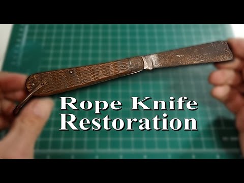 WW2 Era USCG Approved Camillus Rope Knife Restoration
