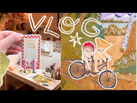 organizing my studio ✿ artist studio vlog
