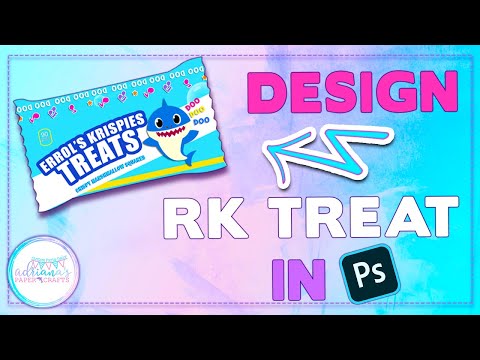 Custom Rice Krispies Treat Wrapper in Photoshop