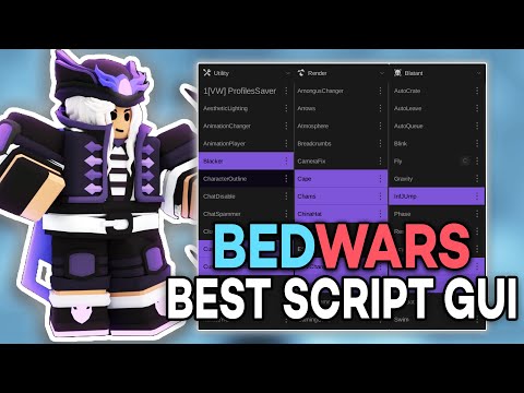 [FREE] BEDWARS SCRIPT GUI ⚔️ | KILL AURA, AIMBOT & MORE | ALL EXECUTORS