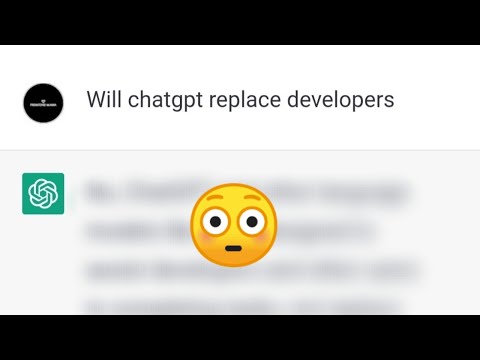 Asking chatgpt "will it replace developers jobs?" #chatgpt