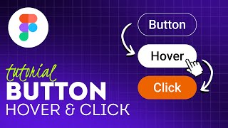 How to Create a Simple Interactive Button (Hover and Click) | Figma Tutorial