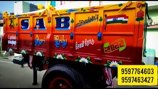 Pappu trailers { 1.1/2 unit height tipper } #tamil_nadu_tractors_implement #jcb #tipper #agriculture