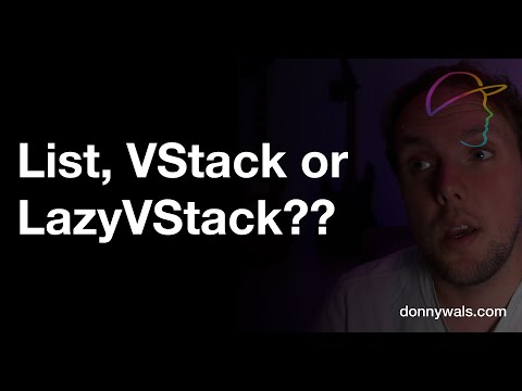 How to decide between VStack, LazyVStack, and List in SwiftUI?
