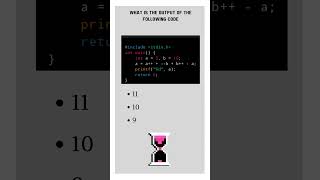 Confusing C Code Quiz: Can You Guess the Output?  #C programmingcoding #quiz #programming challenge