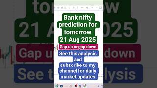 Bank nifty prediction for tomorrow|tomorrow market prediction #bankniftyoptiontradingstrategy#shorts