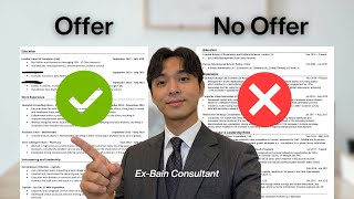 ex-Bain Consultant reviews your CV (score out of 15)