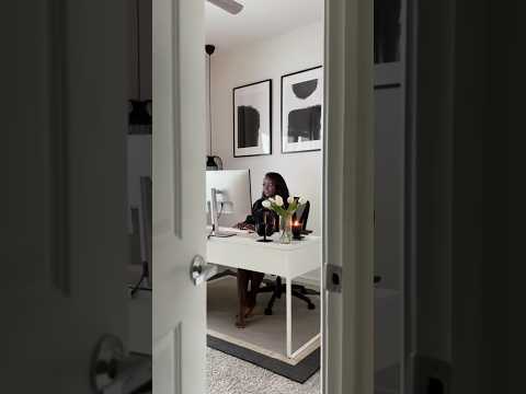 Prioritizing consistency over perfection! #homeoffice