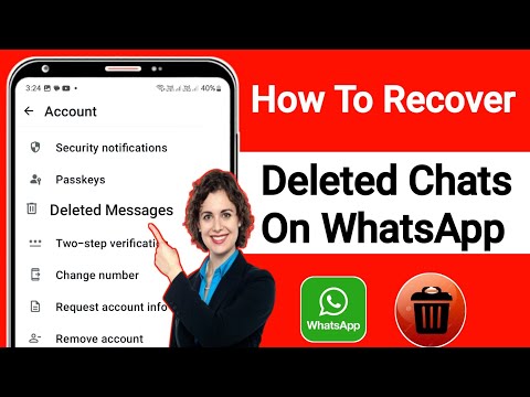 How to recover deleted chats on whatsapp without backup | how to recover whatsapp deleted messages