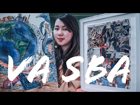 【中大藝術系學生 】DSE視覺藝術SBA作品分享🎨 中學畫作 (CC字幕)