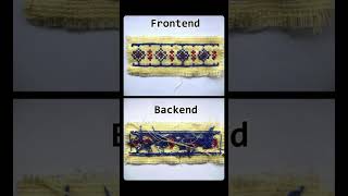Frontend VS Backend 🤣🤣🤣 #python #coding #htmlcss #cssanimation #shorts #ytshorts #shortfeed