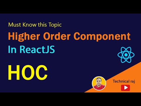 React tutorial in Hindi - Hight order component (HOC)