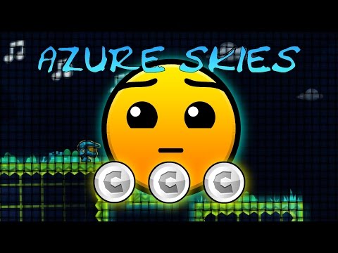 AZURE SKIES - by Tama_N - 3 Easy Coins #2 | Geometry Dash