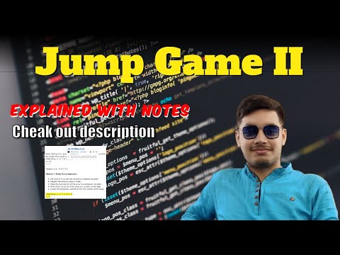 Jump Game II #10 | LeetCode Explained and Solved with Notes