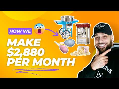 Start A Popcorn And Cotton Candy Concessions Rental Business