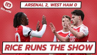 RICE RUNS THE SHOW! Arsenal 2, West Ham 0 - Match reaction and Arsenal player ratings