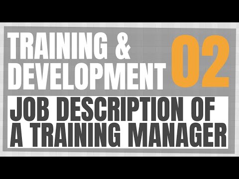 TRAINING & DEVELOPMENT: Job Description of a Training Manager | Restaurant Training | EP02