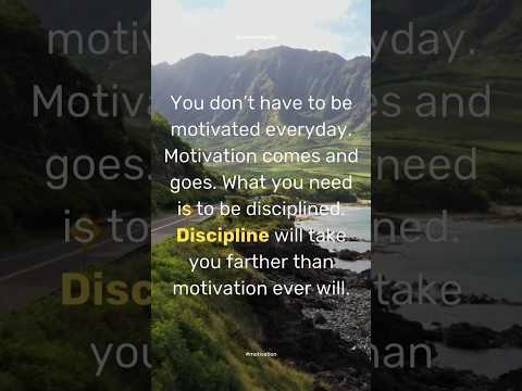 Unlock Your Potential with Discipline 💪 | Youtube Short Motivational Quote
